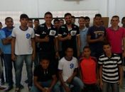 Em palestra com estudantes, jogadores do ASA falam sobre o dia-a-dia dos atletas profissionais