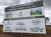 Nova central de resíduos do Agreste está com obras aceleradas
