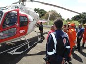 Profissionais do Samu Arapiraca recebem instruções sobre resgate com aeronave