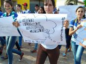 Estudantes de Craíbas realizam mobilização contra a PEC 241 e reforma do Ensino Médio