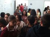 Servidores protestam nos corredores da Prefeitura e reunião com a categoria é cancelada