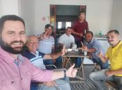 Reunião sem máscaras: Pré-candidatos descumprem regras do distanciamento em São Sebastião 
