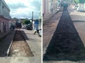 Prefeitura mantém serviços de pavimentação em ruas de Arapiraca