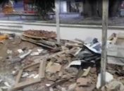 Empresário é autuado por descarte irregular de entulho na Praça Marques