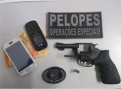 Menores são detidos com moto roubada e arma de fogo em Arapiraca