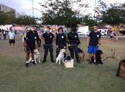 Militares e cães do 3° BPM participam de evento em Arapiraca