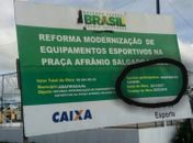 Obra de revitalização da Praça da Rodoviária devia ter sido entregue há um ano