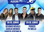 Prefeitura de Campo Alegre divulga programação oficial de shows das festividades pelos 58 anos de emancipação política