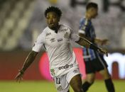 Com a camisa 11 do santos, Marinho foi vice-campeão da Libertadores em 2020 