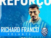 CSA fecha contratação do volante paraguaio Richard Franco, ex-Avaí