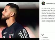 Após a chegada de Jean, Renan Ribeiro deixa o São Paulo