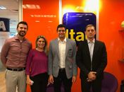 Em SP, prefeito discute parceria com representantes do Itaú