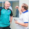 Técnico Rogério Corrêa e o presidente Rafael Tenório