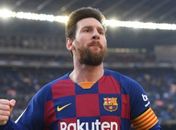 Messi marcou quatro gols na vitória do Barcelona por 5 a 0 sobre o Eibar