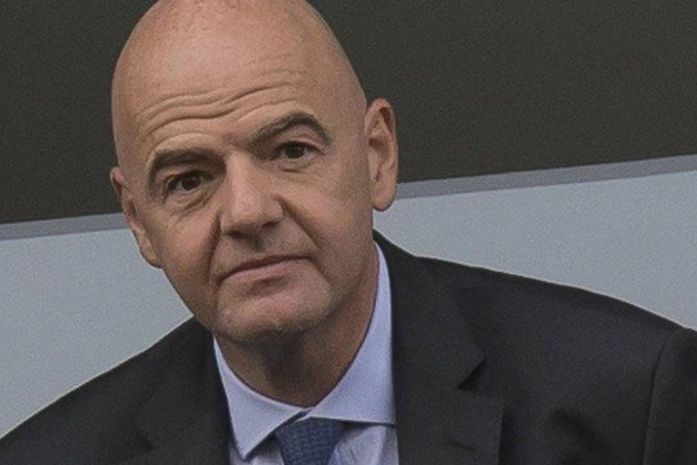 O presidente da Fifa, Gianni Infantino