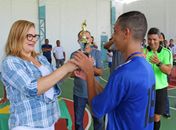 Adolescentes participam de final do Campeonato de Futebol Socioeducativo