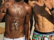 Vinícius Júnior e Lucas Paquetá curtem a folga juntos e improvisam futevôlei