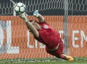 Preparador da Seleção, Taffarel visita Cássio no CT do Timão