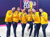 Alagoanas conquistam medalha de bronze na Copa do Mundo de ginástica rítmica