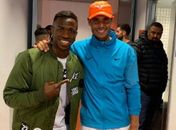 Vinicius Junior tieta Rafael Nadal em Madri: 'Fenômeno e madridista'
