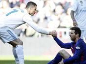 Em conversa com Messi, CR7 reconhece superioridade do Barça no clássico, diz jornal