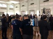 Valdir Espinosa é velado com bandeiras de Botafogo e Grêmio