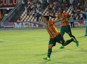 Felipe Marques comemora gol da vitória do Sampaio (Foto: Lucas Almeida / L17 Comunicação)