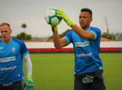 Goleiro Jordi em atividade pelo CSA