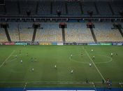 Jogo entre Flamengo e Portuguesa pelo Carioca sem torcida no Maracanã em 14 de março