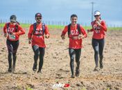 Atletas de trekking