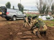 Exército da Itália tira 20 bombas da 2ª Guerra do CT da Roma
