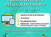 Selaj debate esporte e atividades físicas na Web Conferência Estadual do Esporte