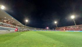 Secretaria de Esportes entrega novo sistema de iluminação do Estádio Rei Pelé