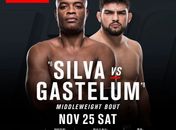 UFC confirma Anderson Silva x Gastelum para novembro em Xangai