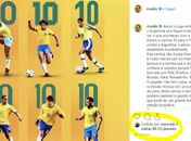 Neymar 'curte' publicação em que Rivaldo critica 10 da Seleção Brasileira a ex-Flamengo