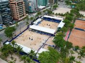Cerimônia de abertura do Mundial Universitário de Vôlei de Praia acontece na Praia de Pajuçara, em Maceió