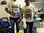 Semelj doa alimentos arrecadados na Academia Maceió