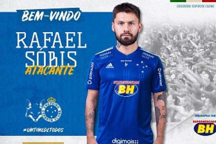 Cruzeiro acerta retorno do atacante Rafael Sóbis ao clube