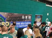 Promoção atraiu milhares de torcedores no jogo entre Palmeiras e Cruzeiro