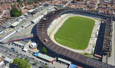 Estádio Rei Pelé visto do alto
