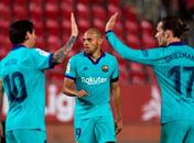 Braithwaite participou apenas de 11 jogos pelo Barcelona