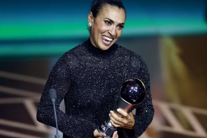 Marta recebe homenagem no Fifa The Best 2023