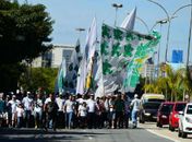 Organizada protesta contra “elenco mais caro do Brasil”: “Libertadores é obrigação”