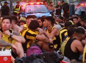 Segue em estado grave homem ferido em briga das torcidas do Flamengo e Peñarol, no Leme