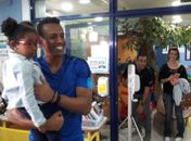 Sidão visitou o Graacc na tarde desta terça-feira, em São Paulo (Foto: José Victor Ligero/Gazeta Press)