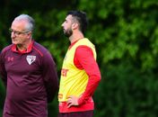 Rodrigo Caio diz que atual elenco sabe o peso que seria cair