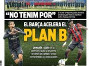 Jornal catalão diz que Barcelona se vira para plano B: Di María e Seri