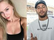 Modelo esconde vídeo contra Neymar em "local seguro"
