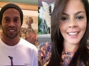 Ronaldinho Gaúcho e Beatriz Souza