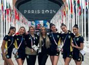 Seleção brasileira de conjunto, da ginástica ritmica nos Jogos Olímpicos de Paris 2024